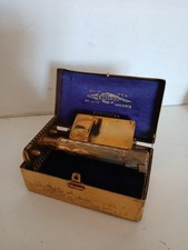 Antique Gillette Bostonian Safety Razor in Original Cantilever Case