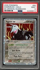 Pokemon Aggron ex EX Crystal Guardians Holo Ultra Rare #89 PSA 9 Mint on eBay