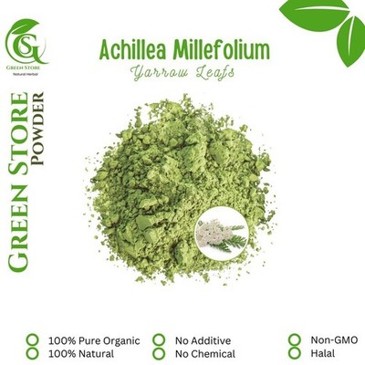 50 g - 500 g Organic Pure Powder Of Common Yarrow Leaf Achillea Millefolium Herb