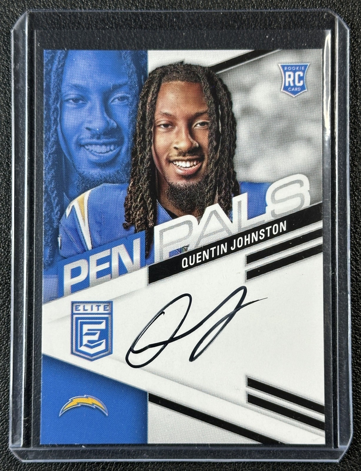 QUENTIN JOHNSTON 2023 PANINI DONRUSS ELITE #PPQJ ROOKIE PEN PALS RC AUTO A