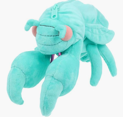 Sun-Star Stationery Pencil Case Plush Cicada Shell mint  JAPAN NEW