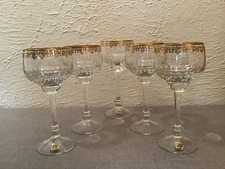 Eisch Flair 5tlg.  Gläserset Gläser Weingläser Goldrand Bordüre Sehr edel!