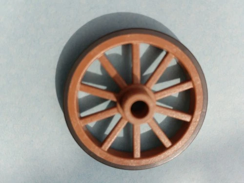 Playmobil Western - @ front wheel D45x5 brown for stagecoach, trolley, gun