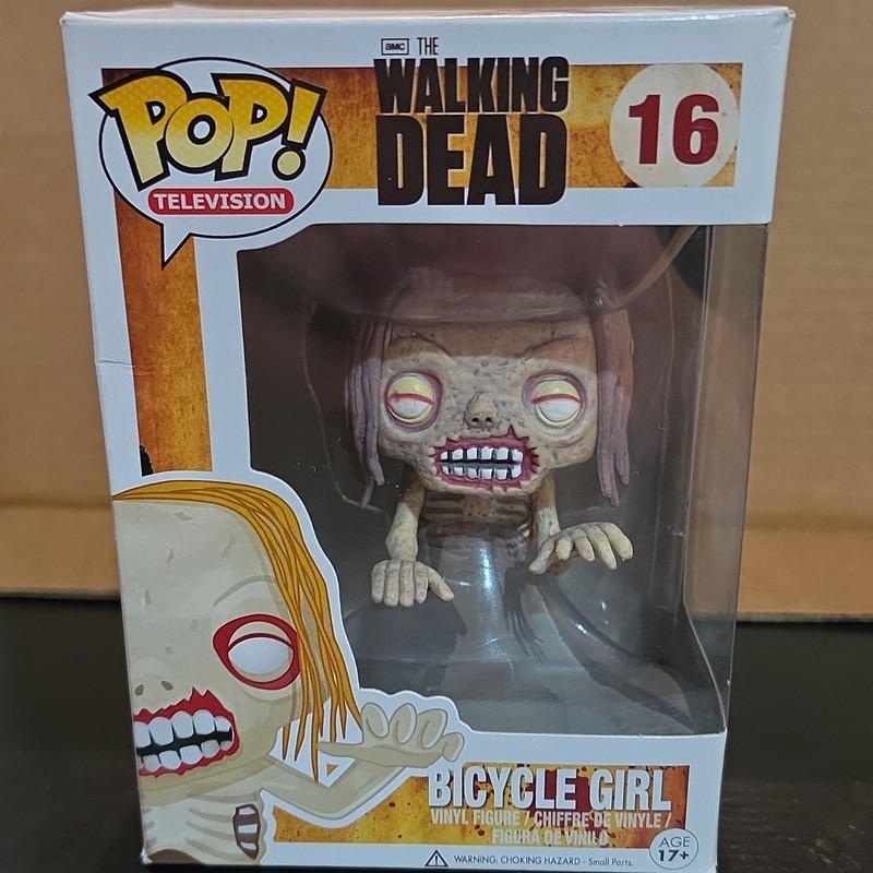 Funko Pop! Television The Walking Dead Bicycle Girl #16 Vinyl Figure Boxed