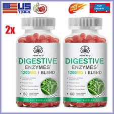 Digestive Enzymes Prebiotic & Probiotics Gas, Constipation & Bloating Relief USA