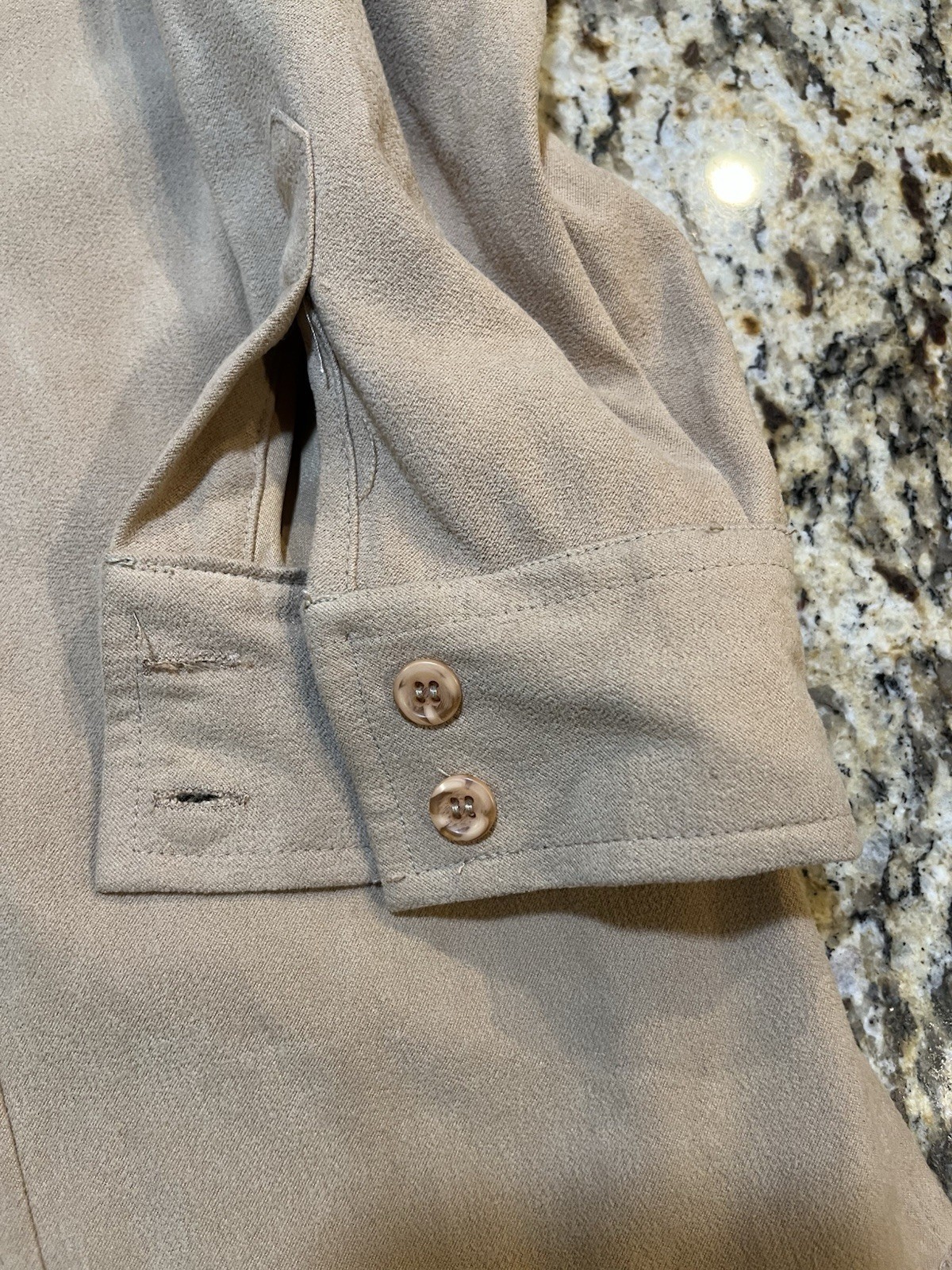 Denim & Co Button Down Large Plain - image 7