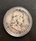 🔥 1950 Frankiln Half Dollar 90% Silver CoinSnap analysis is Fine to AU🔥