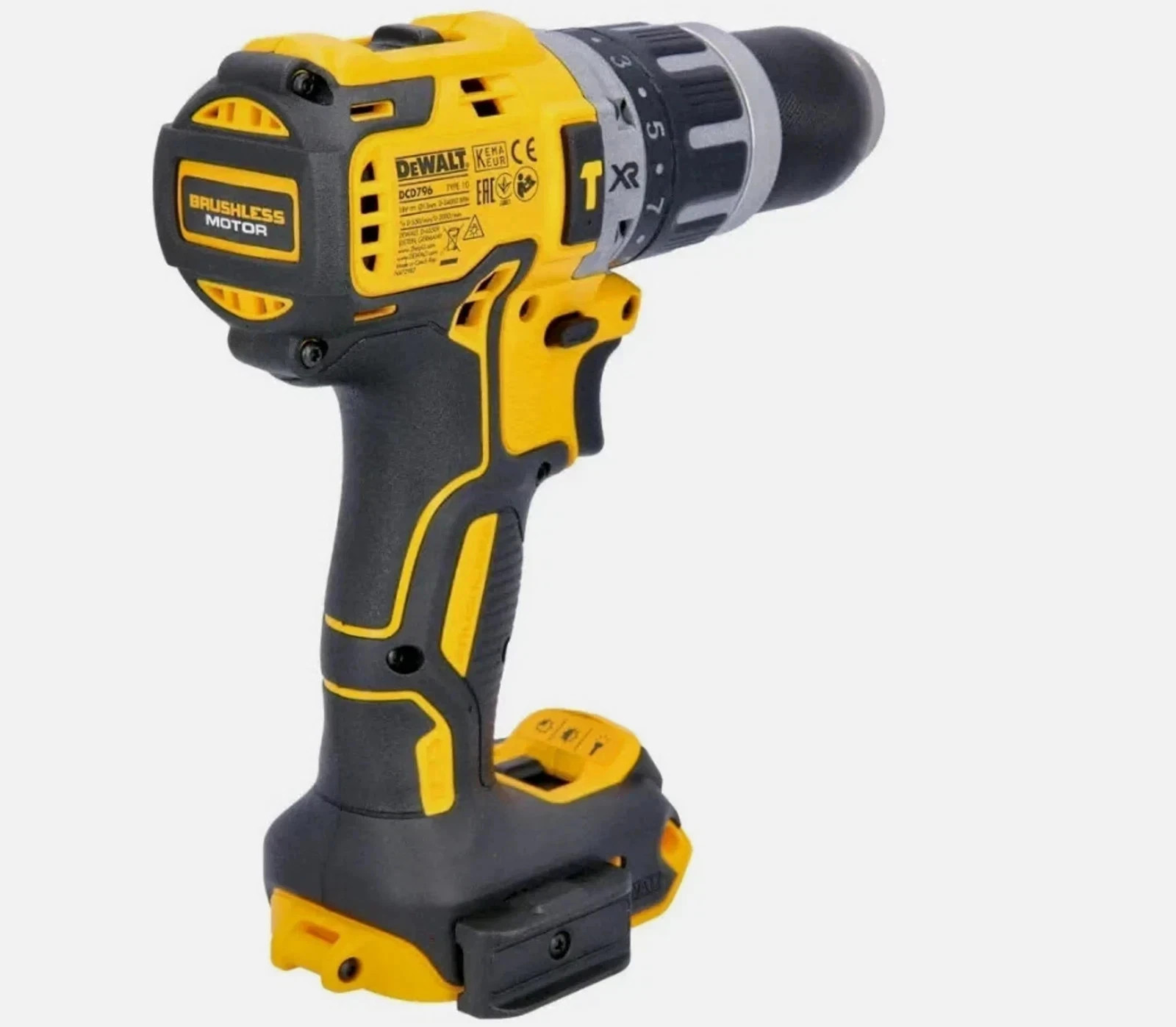 DeWalt 브러시리스 컴팩트 콤비 해머 드릴 18V XR DCD796N 본체만 4