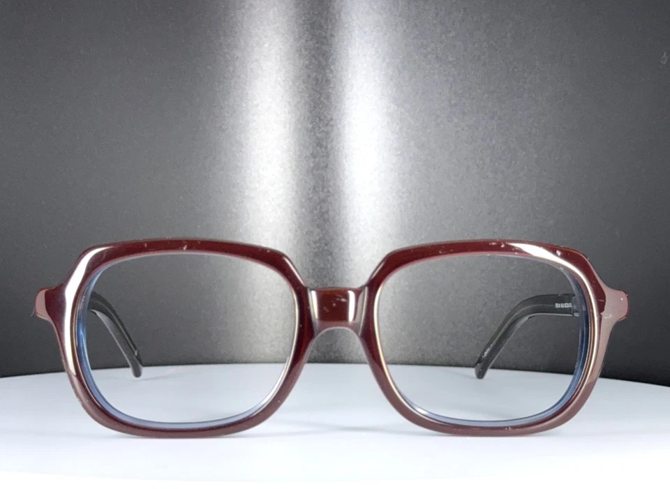 De colección Ellen Tracy ETS 611 BU-3 Mujer Borgoña Cuadrado Anteojos SOLO MARCOS Foto 2 de 4