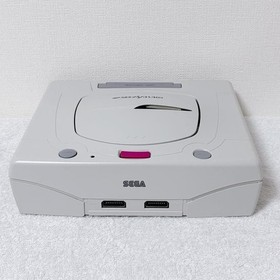 Sega Saturn Console HST-0014 White Japanese Version Tested Good Complete Box
