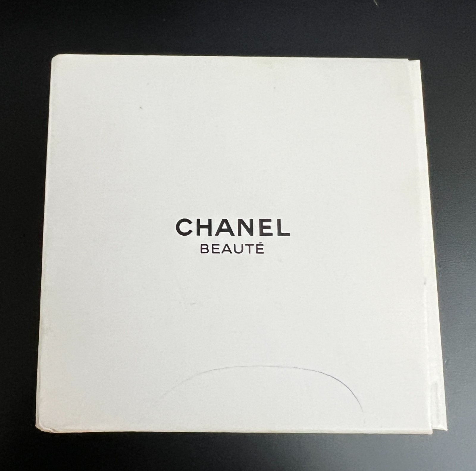 Chanel Camellia Flower - converted to brooch/pin - Navy Blue & Gold NEW IN BOX thumbnail 7