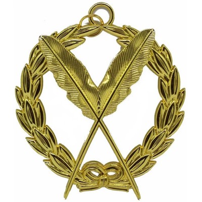 Grand Secretary Deacon Blue Lodge Officer Collar Jewel Masonic Freemasn Regalia