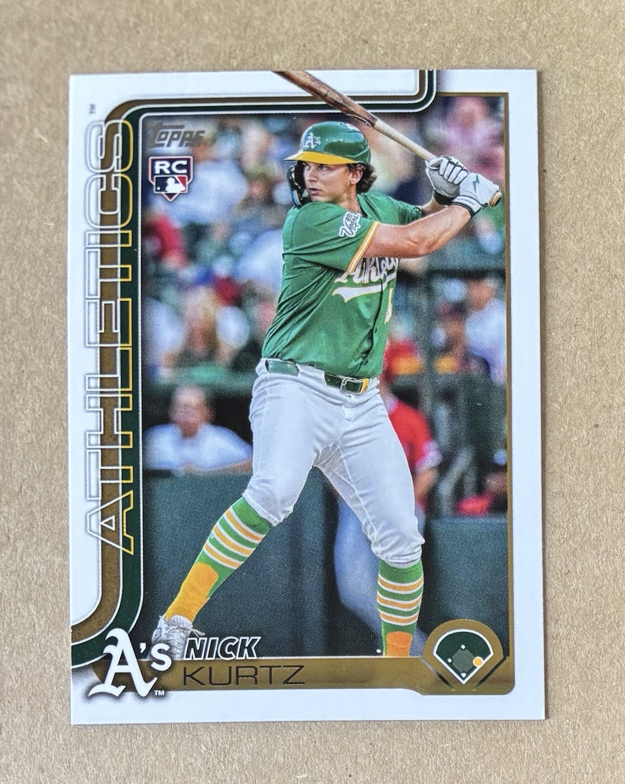 2025 Topps Update Nick Kurtz RC Rookie #US201 Athletics