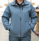 JCB Women's Softshell Workwear Waterproof Jacket - Steel Blue
