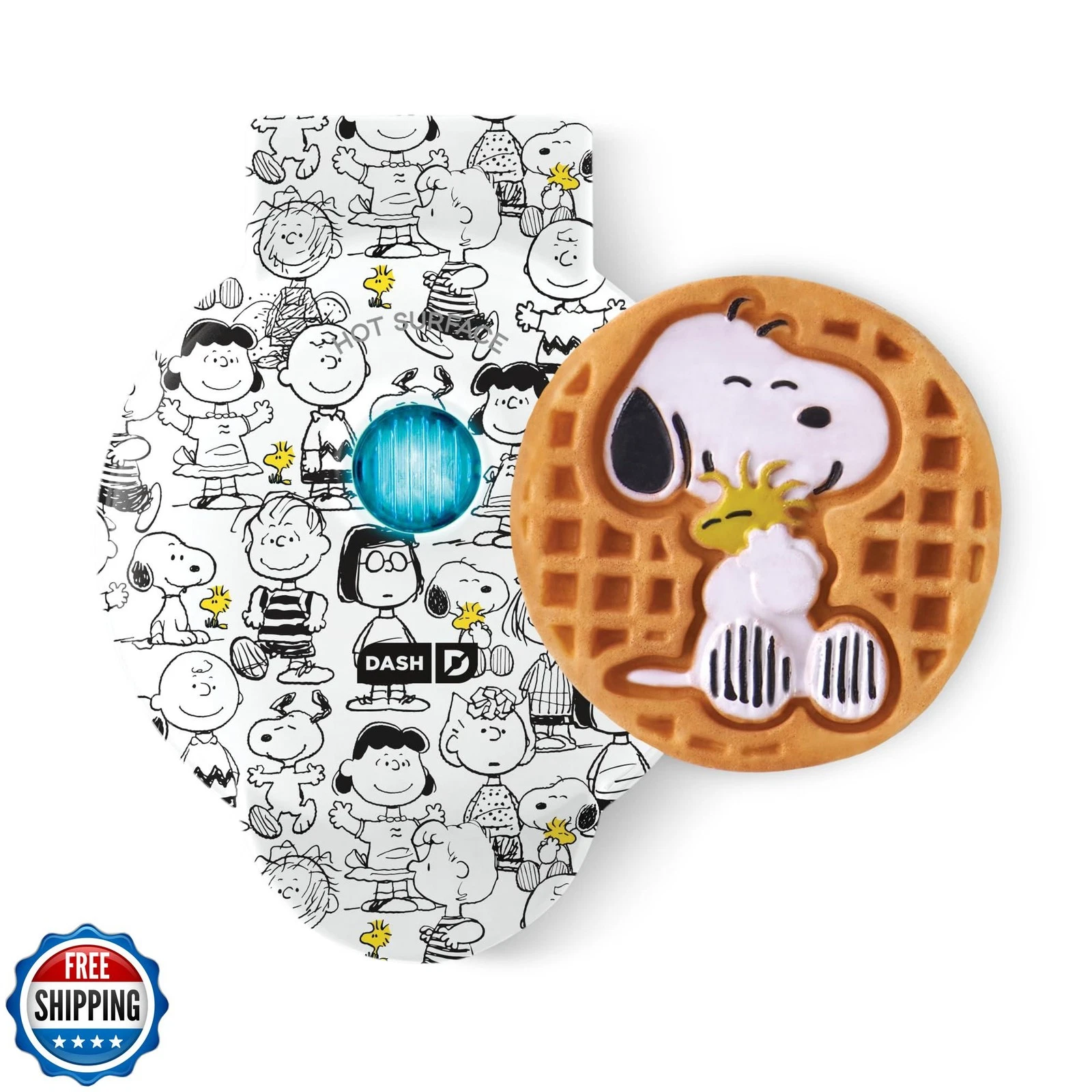 Peanuts x Dash Mini Waffle Maker