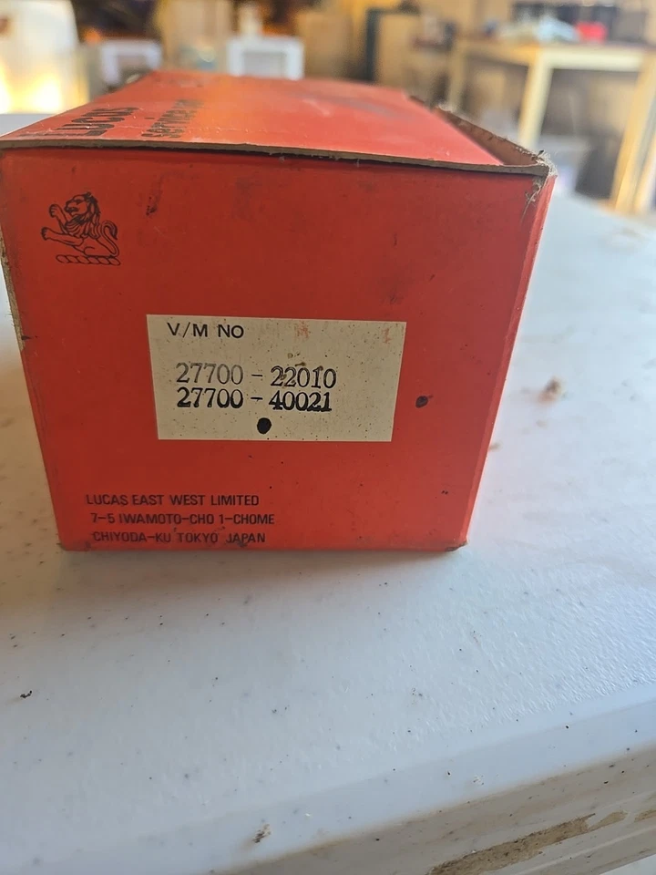 Regulador de voltaje Lucas NCJ 400 Toyota 27700-22010 nuevo stock antiguo Foto 3 de 4