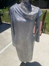 LAUREN Ralph Lauren Silver Sparkly Party Dress Size 12 Stretchy Off Shoulder