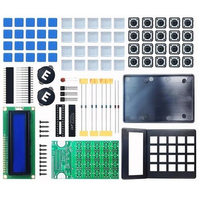 Tischrechner mit 7-Bit-LCD1602-Display, Lötprojekt-Kit, DIY-Elektronik-Kit 1277