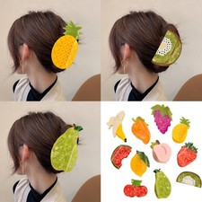 Fruit Shape Acetate Hair Claw Clip Hair Decoration For Fashion Enthusiasts