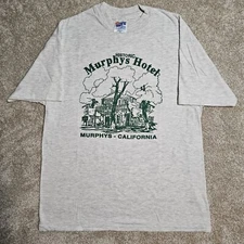 Vintage 90s Murphys Hotel T-shirt Mens L Hotel Hell Single Stitch Gordon Ramsey
