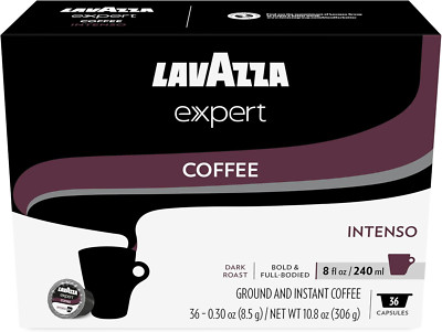 Expert Intenso Coffee Capsules, Dark Roast, Arabica and Robusta Blend, Compatibl