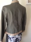 Women’s Denim Jacket & Skirt Set. Color Shade of Vintage Grayish-Brown XL — photo 10
