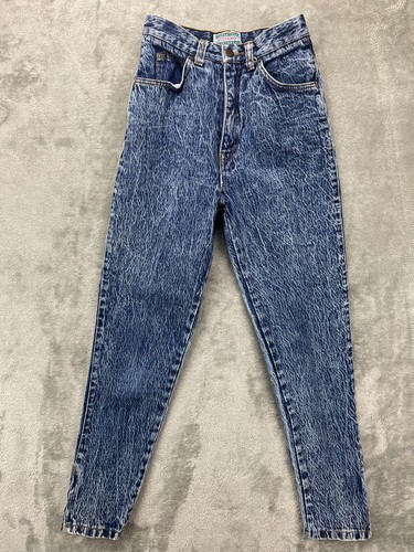 VTG Stefano International Sportswear Women's Jeans Size 2 Acid Wash High Waist
