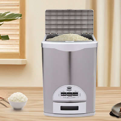 Rice Dispenser Storage Container Food Storage Tank kit 15kg/33lbs Large Capacity