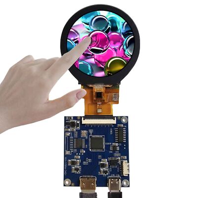 HDLCD Controller Board 2.1inch Round LCD 480x480 Capacitive Touch LCD Screen
