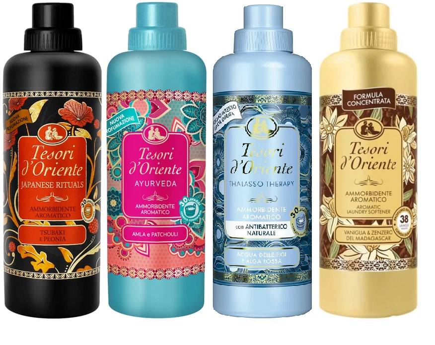 Tesori d´oriente Weichspüler New Testpaket 4 x 760ml