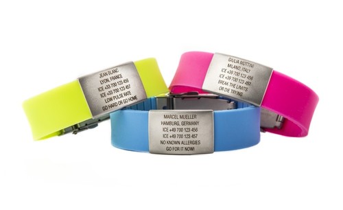 ID Armband mit Edelstahlplatte inkl. Gravur nach Wunsch! Alert ID für Diabetes - Bild 32 von 44