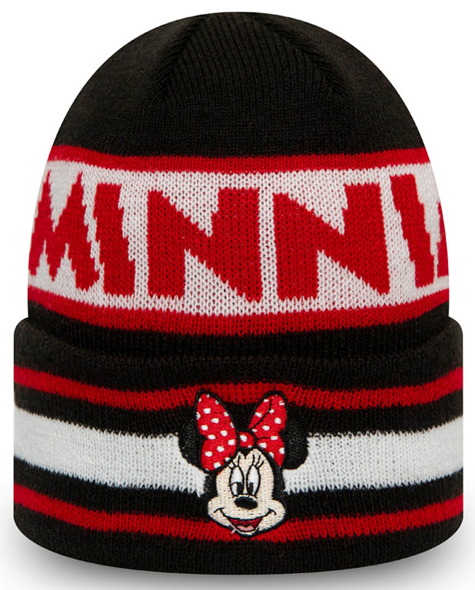 New Era Minnie Mouse Black Disney Character Knit Kids Youth Beanie