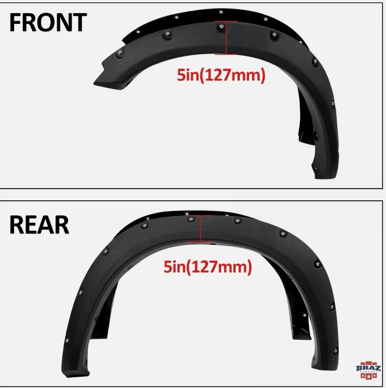 2009-18 RAM 1500 COMPLETE SET FENDER TORCH / WHEEL ARCH (4PC SET) - Image 2 of 3