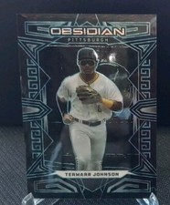 2023 CHRONICLES OBSIDIAN TERMARR JOHNSON- BLUE FINITE 1/1