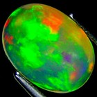 2.24 Ct Natural Ethiopian Cabochon Opal Gemstone Multi Color Oval Cut — photo 4