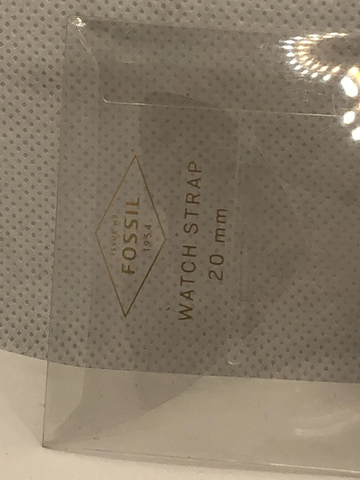 Fossil 表带替换 2 件包装 S201099 绿色橡胶 PY33 — 第 2/4 张图片