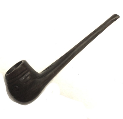 TRES PIPAS VIEJAS DE MADERA PARA FUMAR TABACO Aprox. 14-18 cm de largo. - Imagen 10 de 12