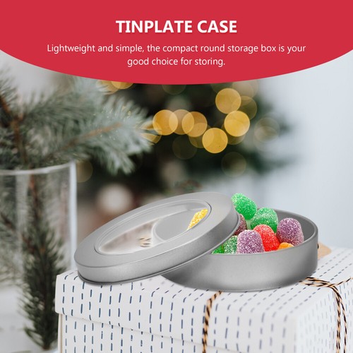 10 Pcs Biscuit Tin Box Small Cookie Tins Tinplate Chinese Style Boxes Child - Picture 2 of 12