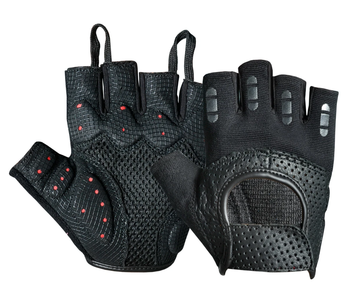 Leather cycling 2025 gloves fingerless