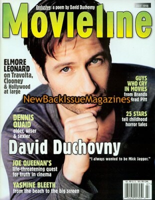 Movieline 7/98,David Duchovny,Dennis Quaid,Yasmine Bleeth,Joe Queenan,July 1998