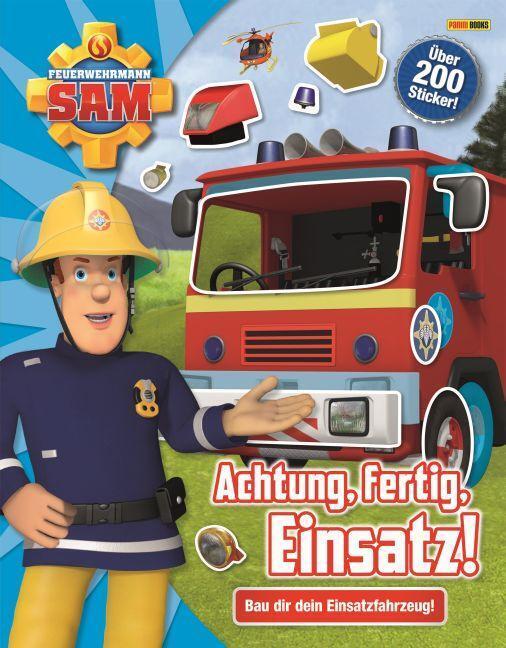 Thumbnail - Feuerwehrmann Sam: Bau Dir Dein Einsatzfahrzeug | Stickrbuch | Claudia