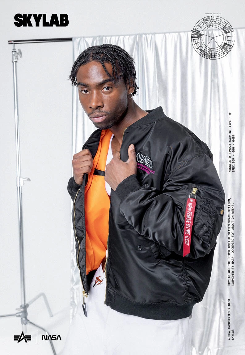 Alpha industries nasa all clearance black