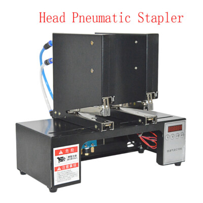 Double-head Intelligent Pneumatic Stapler Blister Packaging Binding Machine