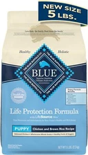 Blue Buffalo Life Protection Formula Puppy Food 5 Lb Real Chicken Brown Rice