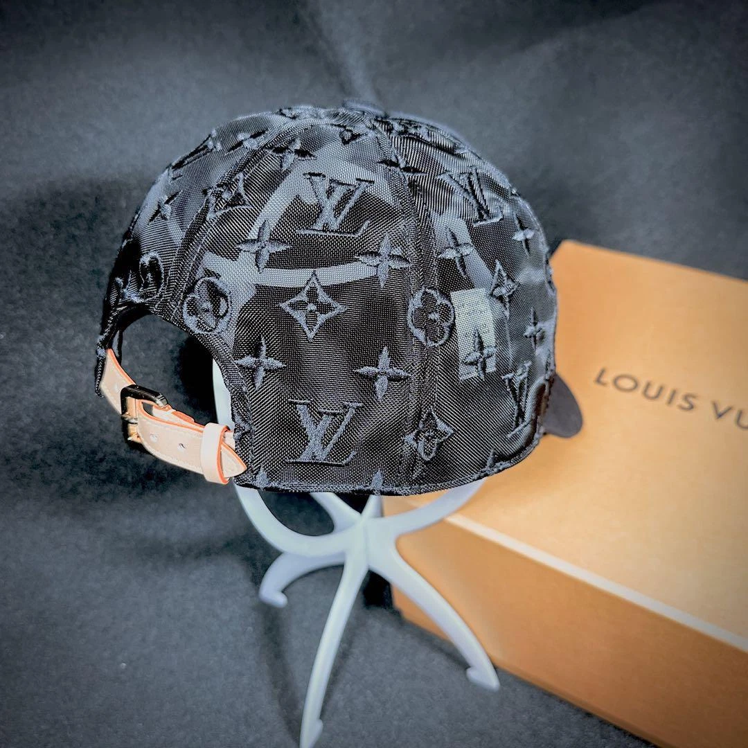 Louis Vuitton M77115 Casquette Baseball Monogram Mesh Cap Cotton 