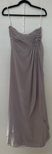 Andrew Adela Sleeveless Dress Gown Mocha NEW
