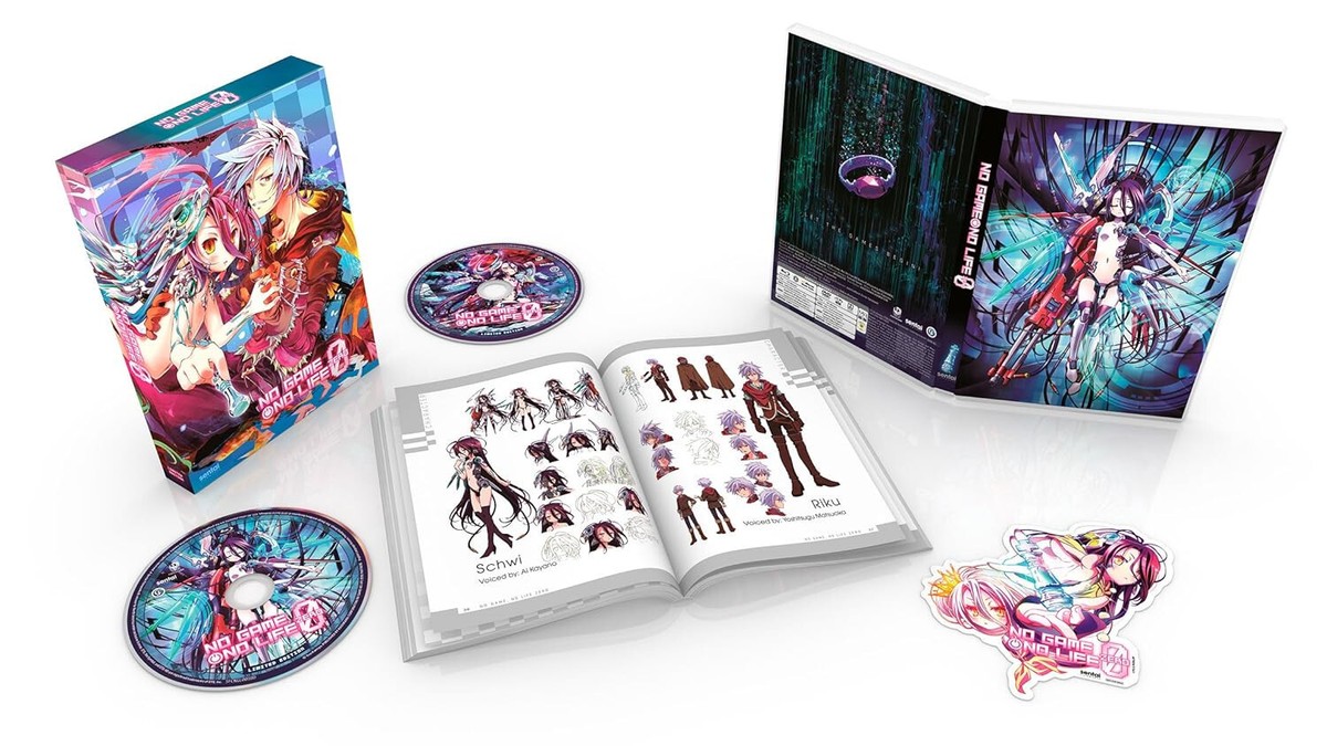 No Game, No Life Zero Movie Premium Edition DVD/BLURAY Box (Out of