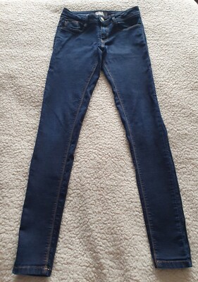 Dorothy Perkins Womens Blue Skinny Jeans Size 8L UK