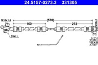 Bremsleitung Flex. BMW T. X5 (E53) 00-06 PR