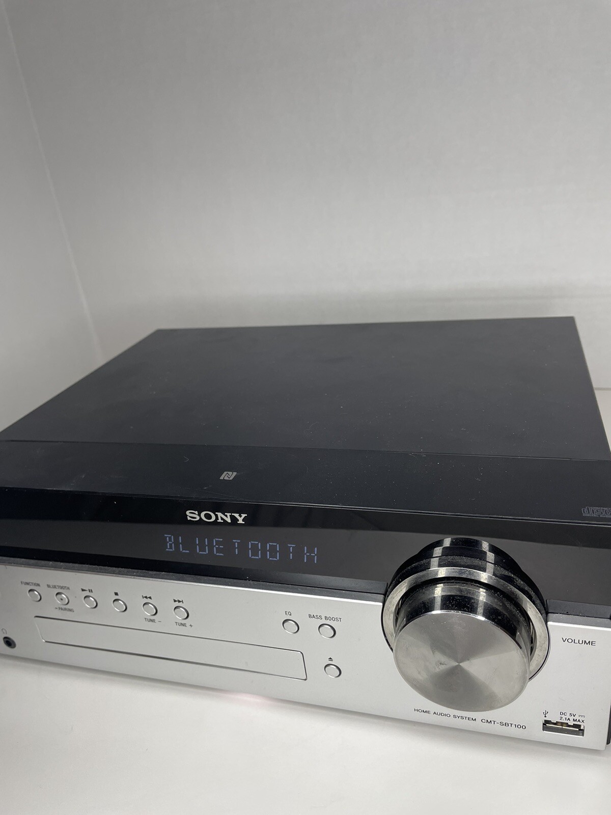 Sony HCDSBT100 Compact Disc Home Receiver Bluetooth Audio System CMT